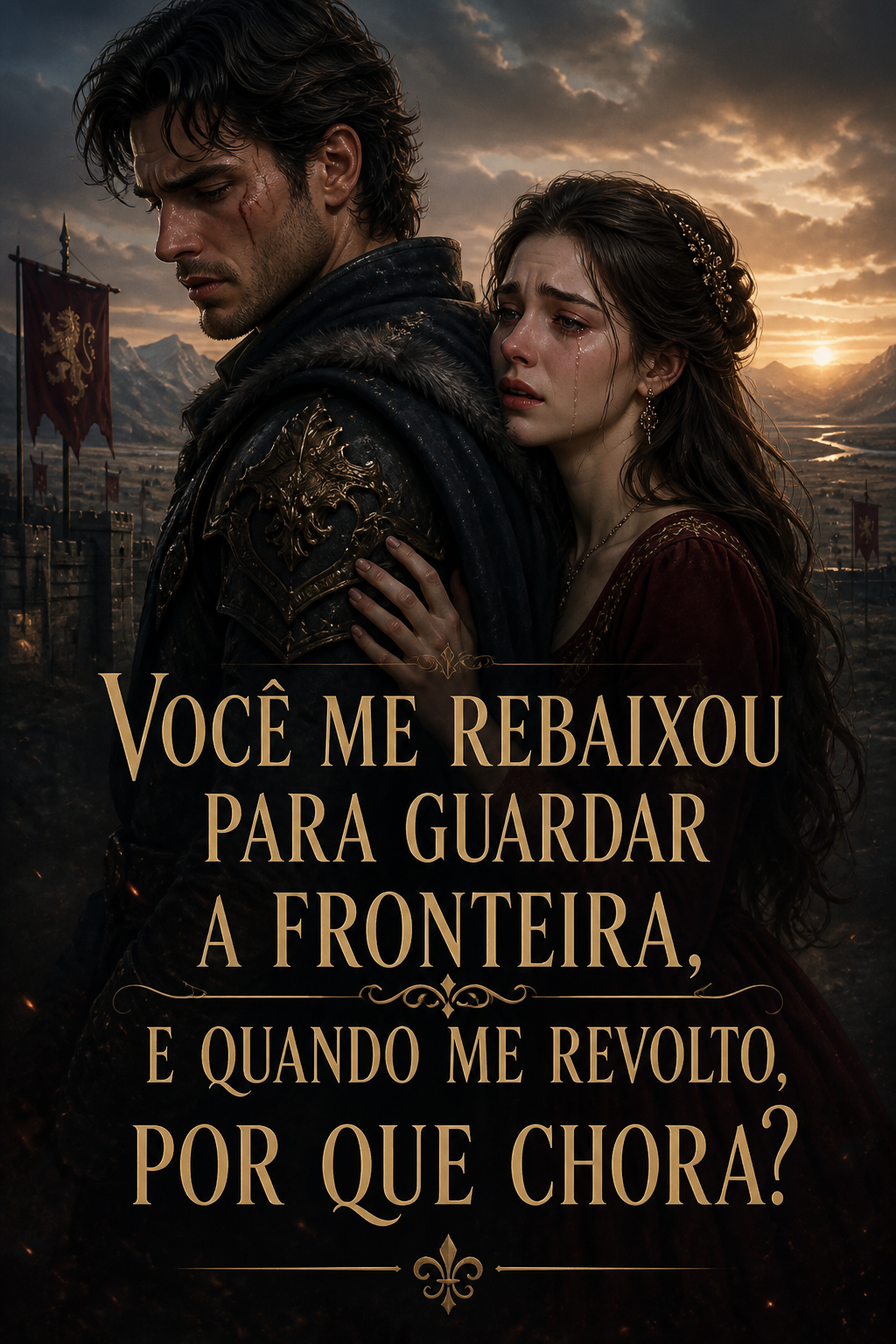 Você me rebaixou para guardar a fronteira, e quando me revolto, por que chora?