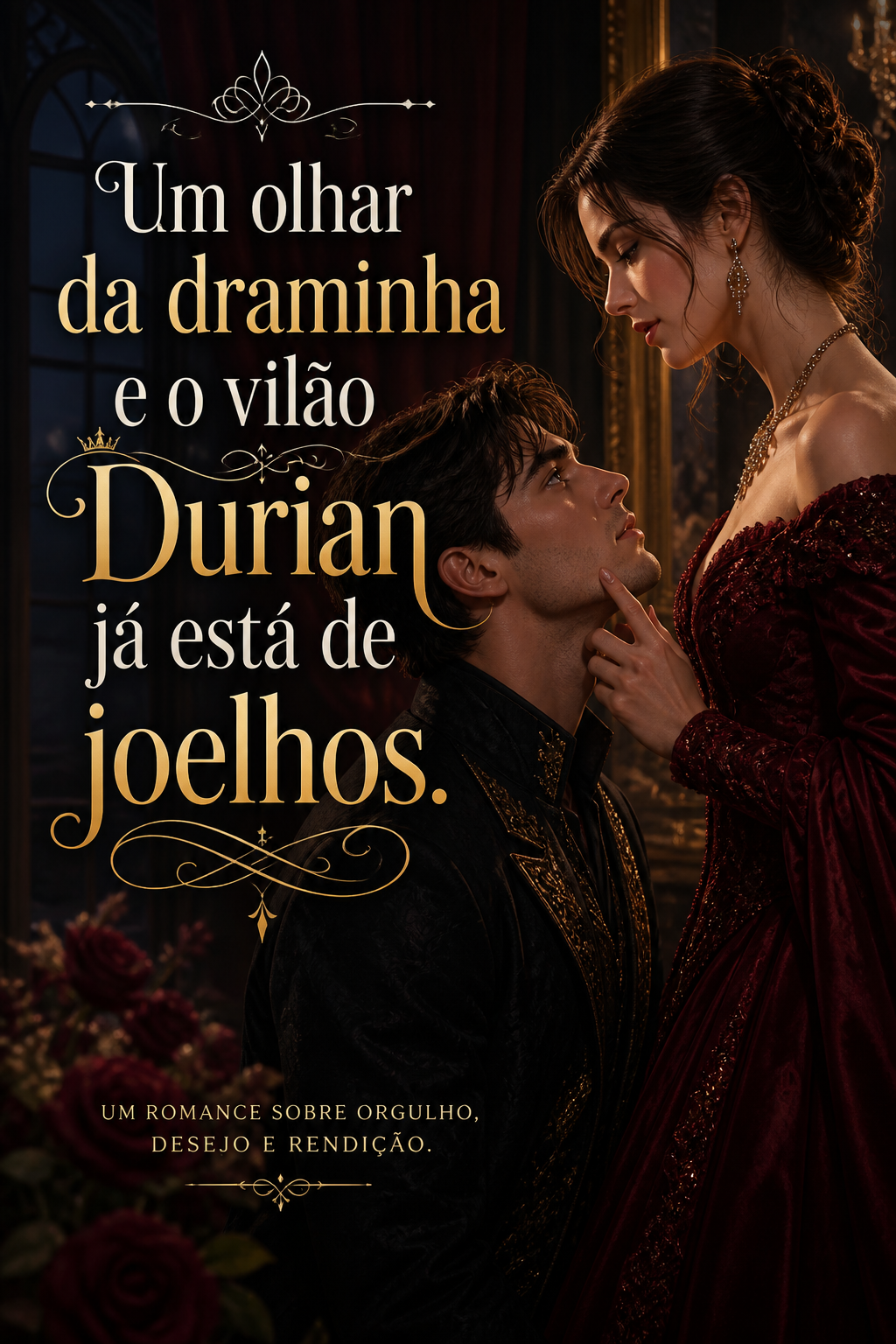Um olhar da draminha e o vilão Durian já está de joelhos.