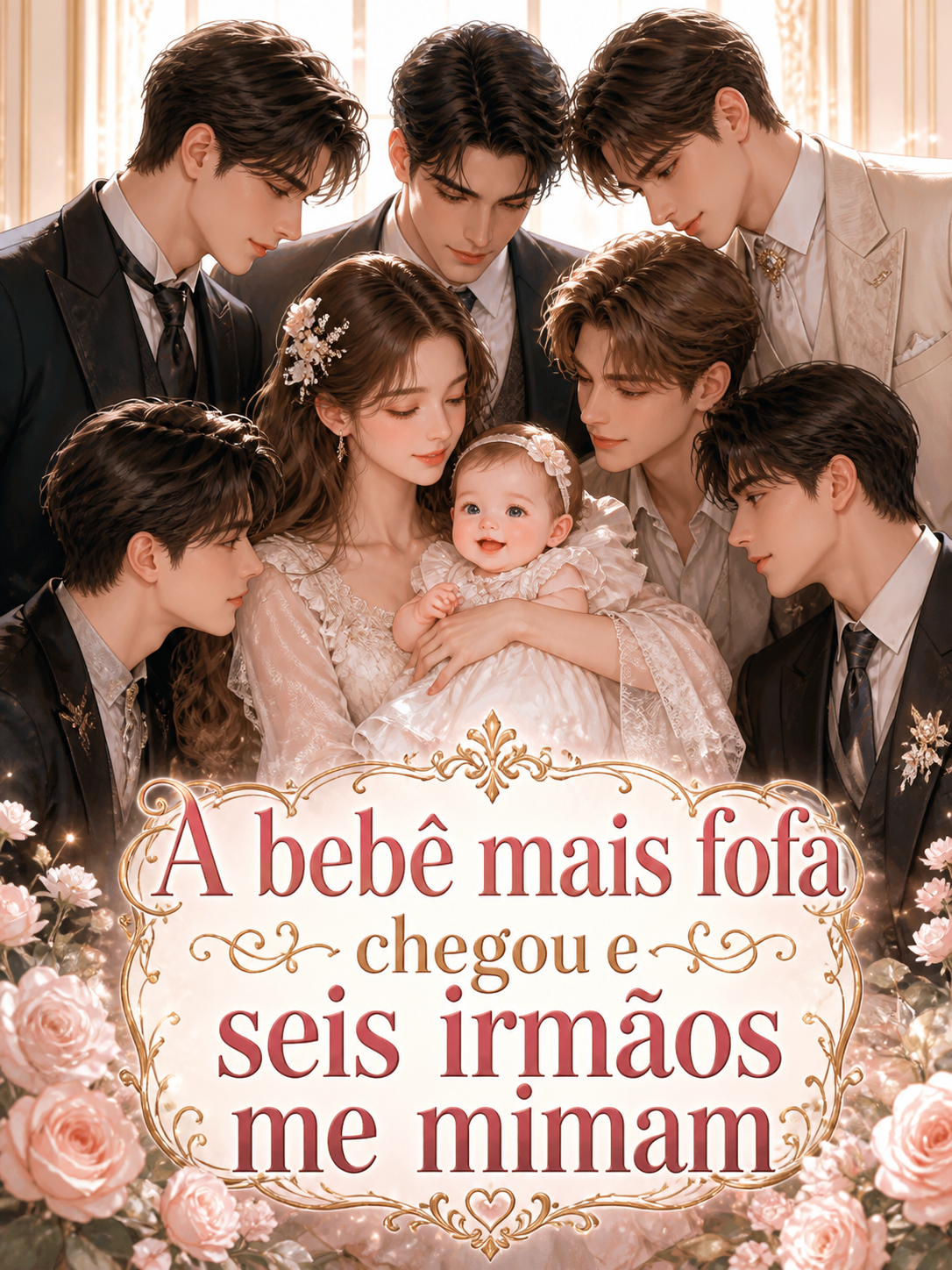 A bebê mais fofa chegou e seis irmãos me mimam
