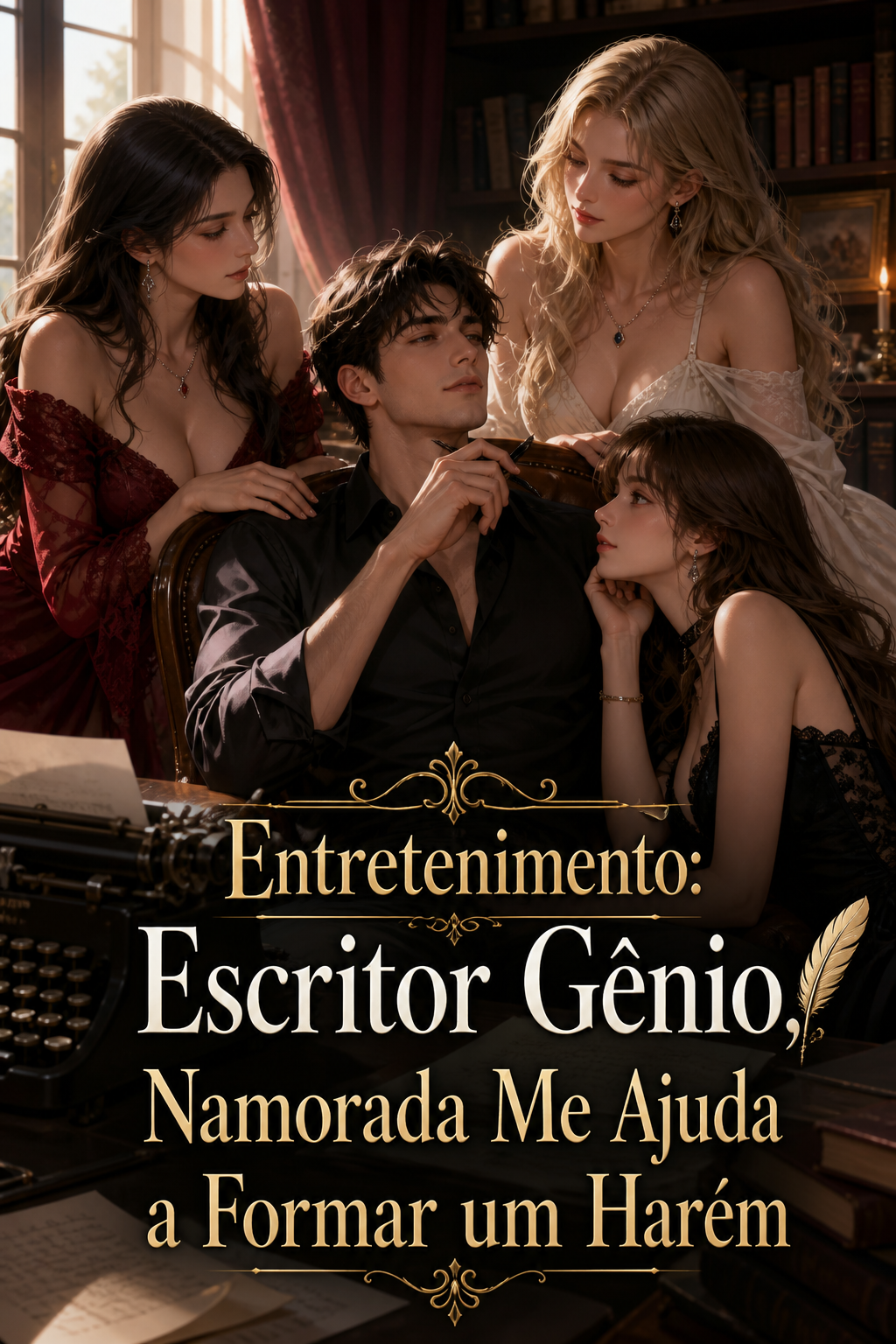 Entretenimento: Escritor Gênio, Namorada Me Ajuda a Formar um Harém